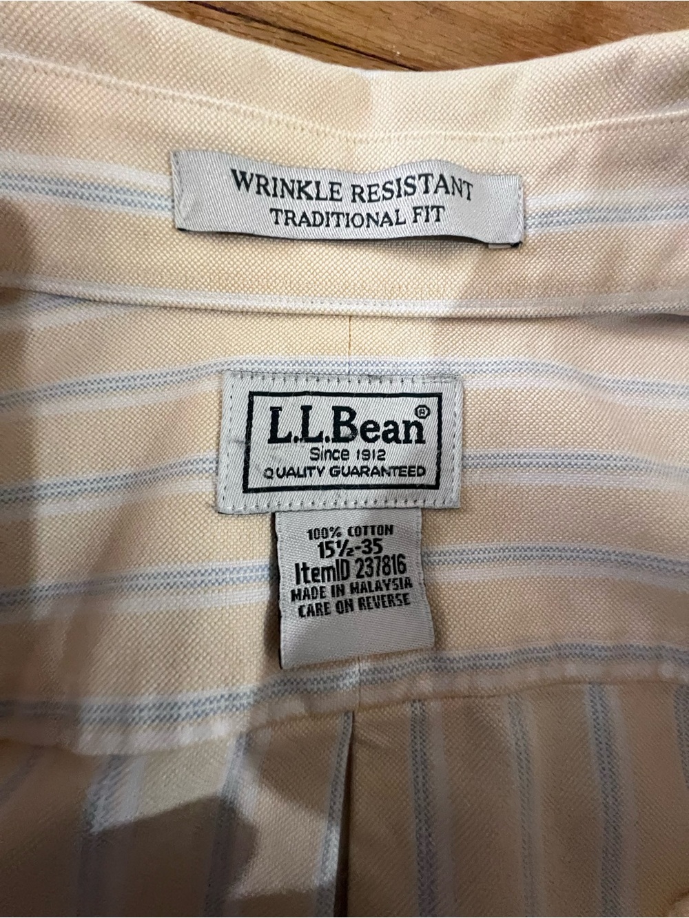 Impeccable Quality Men’s LL Bean Dress Shirt Large